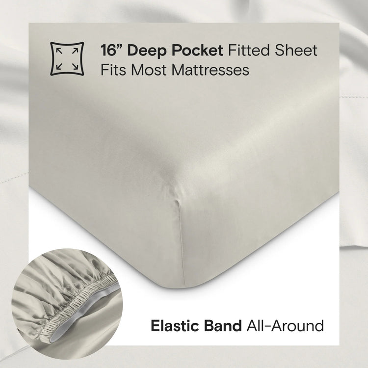 DOZ Organic Bamboo Sheet Set - Fog