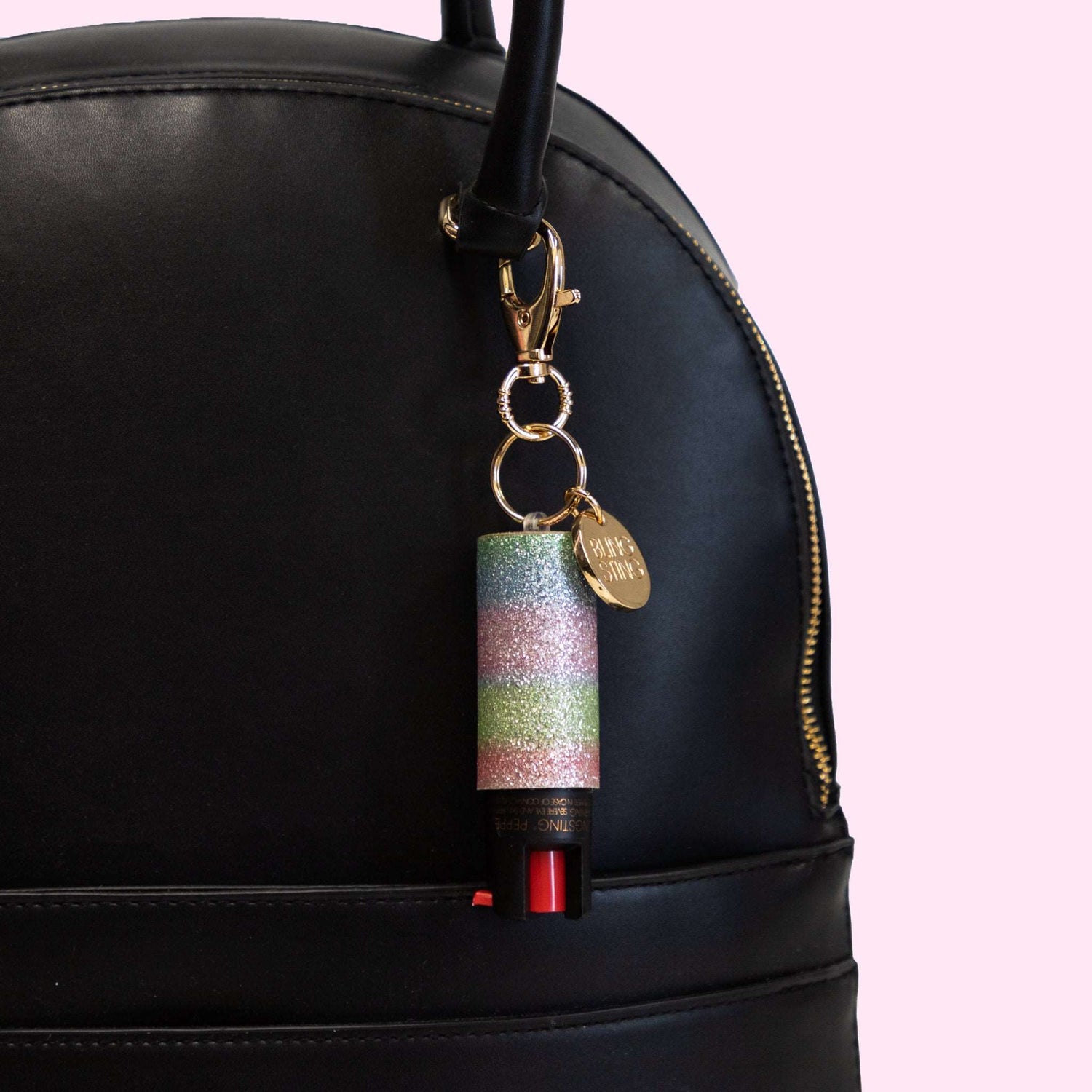blingsting.com Safety Keychain Confetti Pepper Sprays | 2 Pack