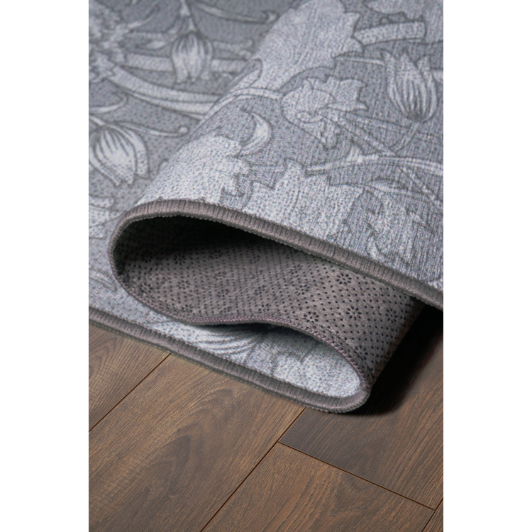Kalini Floral Grey Washable Rug