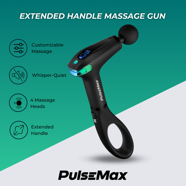 Extended-Handle Massage Gun