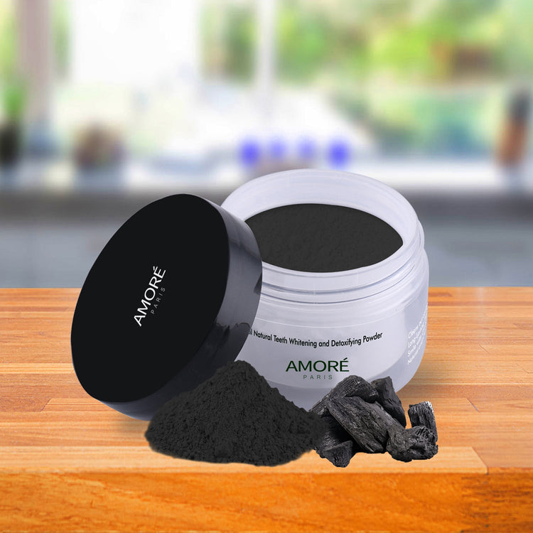 4-Pack: Charcoal Advanced Coconut Activated Teeth Whitening Powder (4 Month Supply)