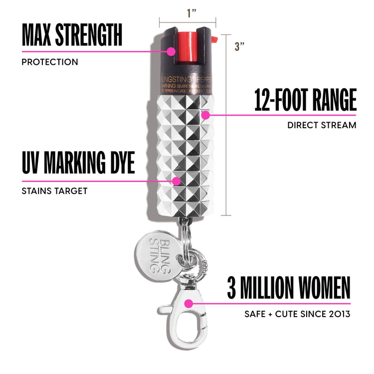 BLINGSTING Pepper Spray - Studded