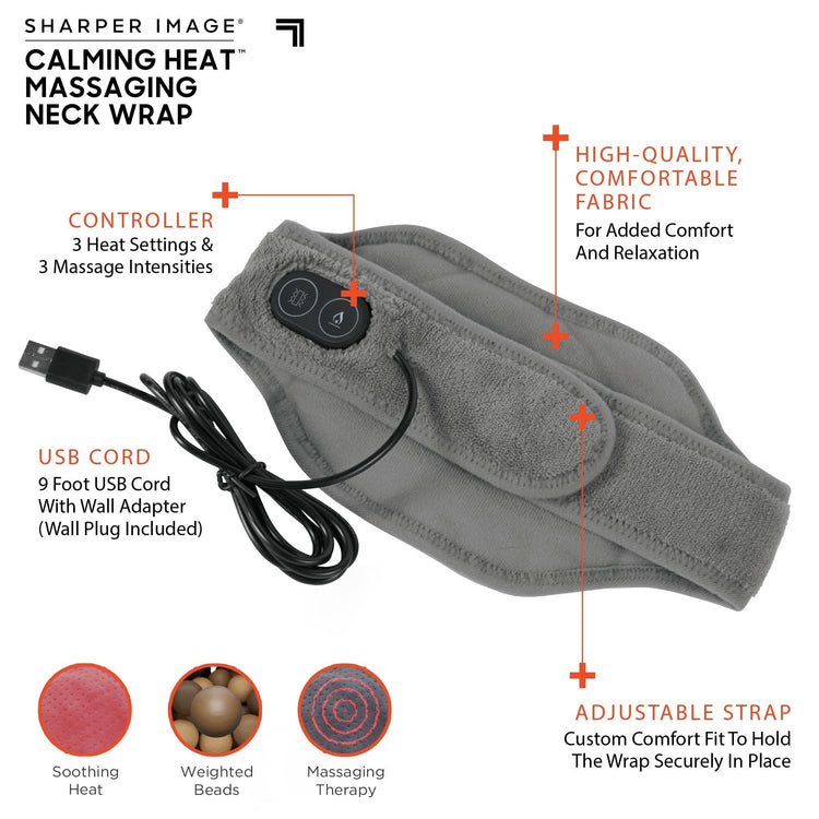 Neck Wrap Basic - The Personal Electric Neck Heating Pad with Vibrations