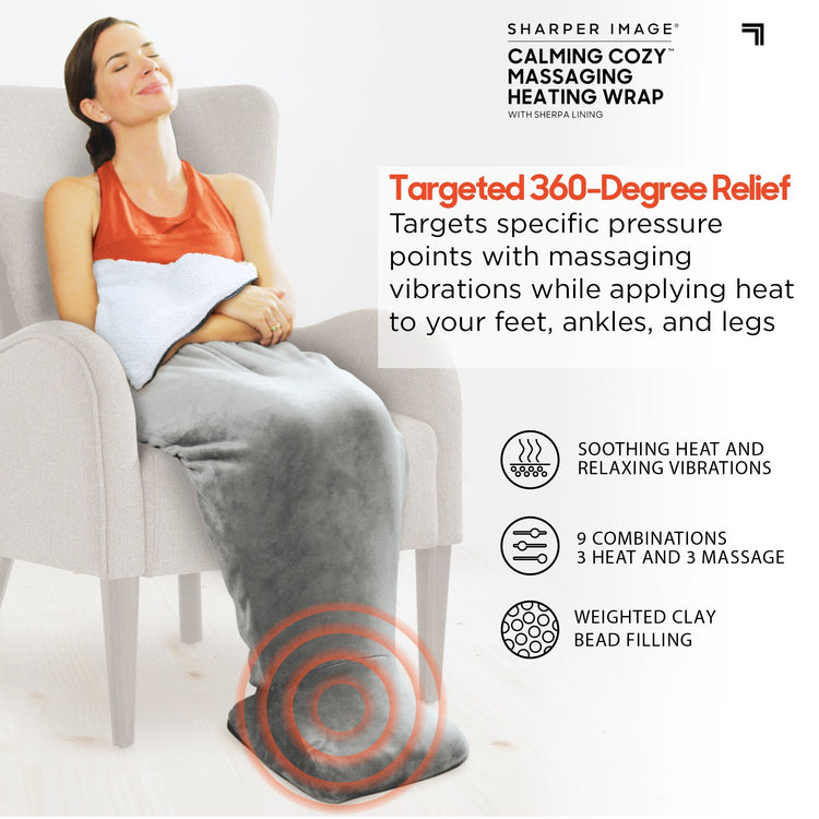 Classic Massaging Heating Wrap By Sharper Image®