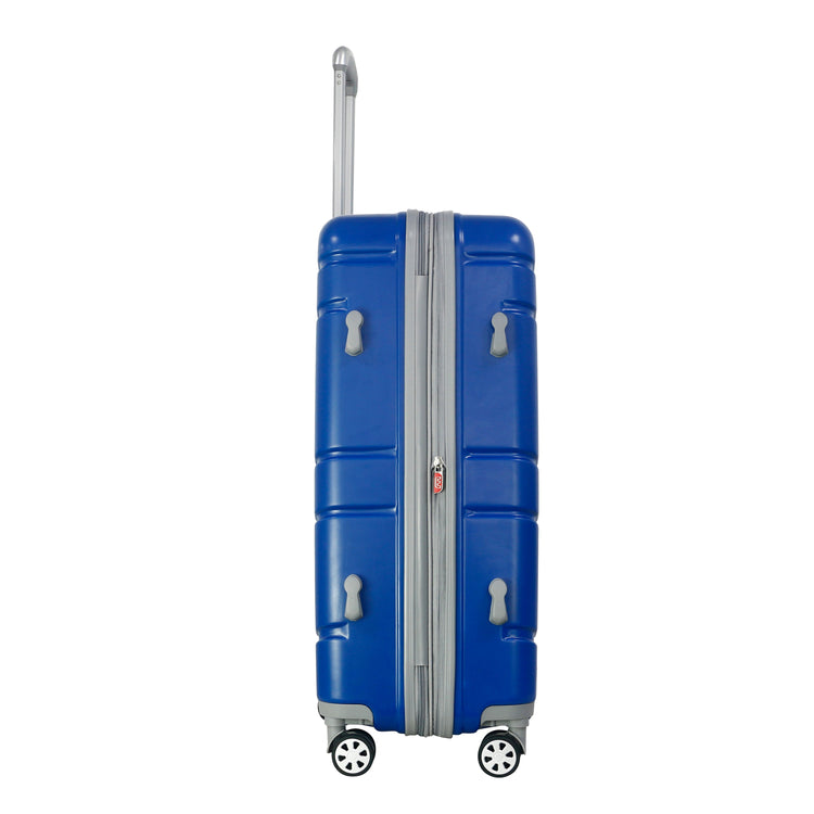 Denmark Plus 3-Piece Expandable Hardcase Luggage Set - Navy