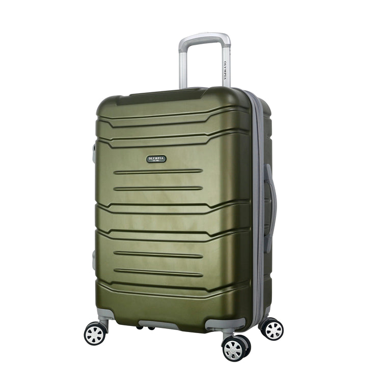 Denmark Plus 3-Piece Expandable Hardcase Luggage Set - Olive