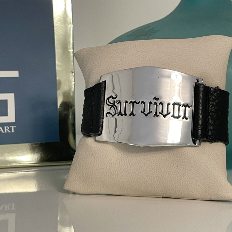Survivor Cuff - Silver