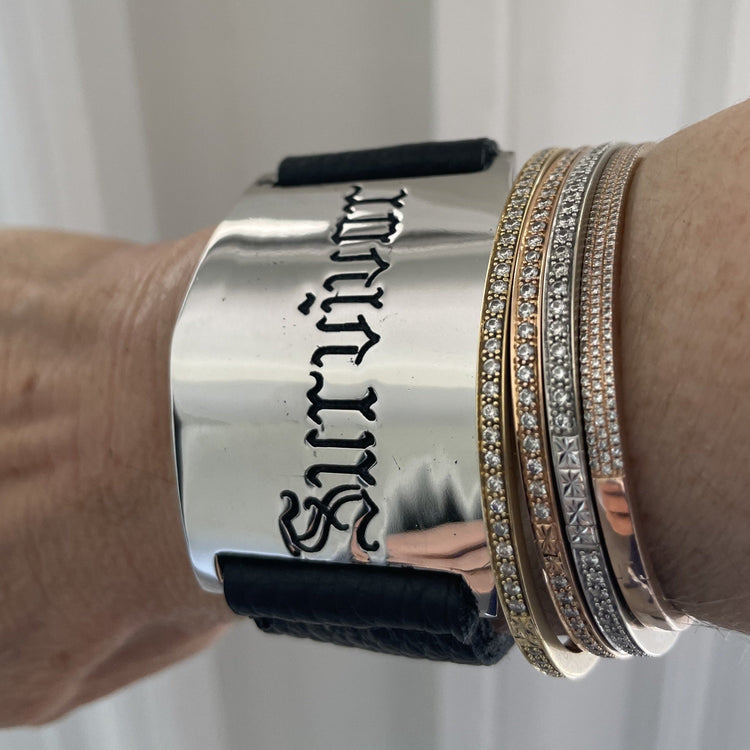 Survivor Cuff - Silver