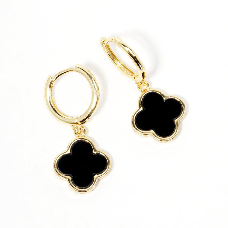 Mother Of Pearl Clover Huggies