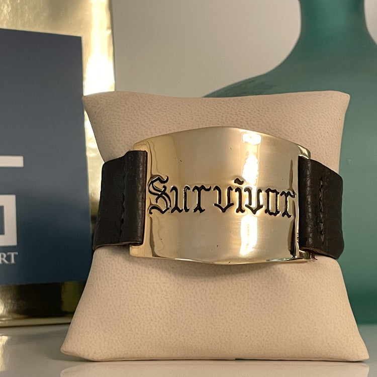 Survivor Cuff - Gold