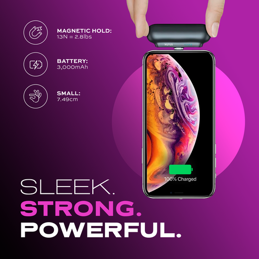 Snap-N-Charge Power Bank; Black; Universal