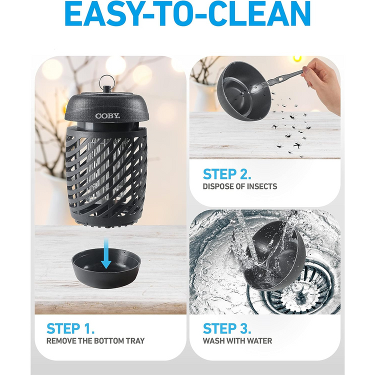 Indoor / Outdoor Hanging Bug Zapper – (10W)