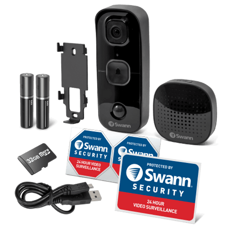 SwannBuddy Wireless 1080p Video Doorbell and Chime Speaker Unit