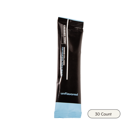 Package of Crushed Tonic Marine Collagen on a white background