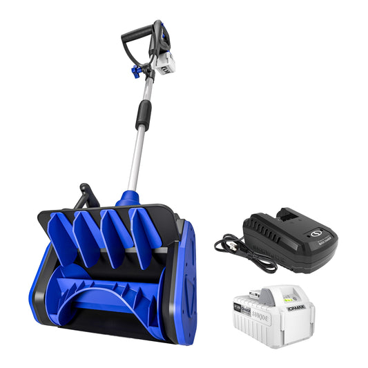 24V 13.5-Inch Cordless Directional Control Snow Shovel Kit | W/ 5.0-Ah IONMAX Battery + Quick Charger