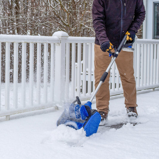 24V 13.5-Inch Cordless Directional Control Snow Shovel Kit | W/ 5.0-Ah IONMAX Battery + Quick Charger