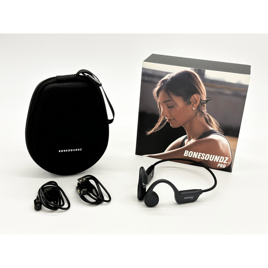 BoneSoundz Pro Waterproof Bone Conduction Headphones with Music Storage