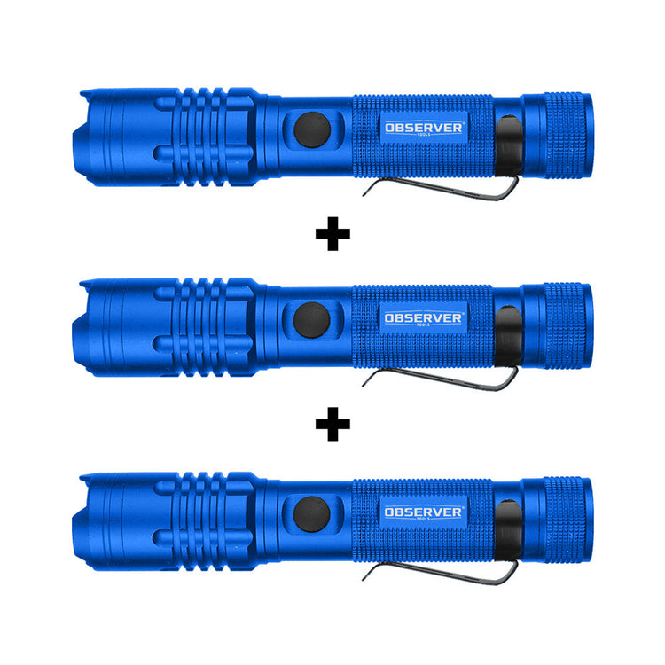 Bundle -- 1200 Lumen Tactical LED Rechargeable Flashlight