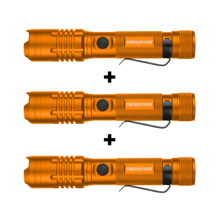 Bundle -- 1200 Lumen Tactical LED Rechargeable Flashlight