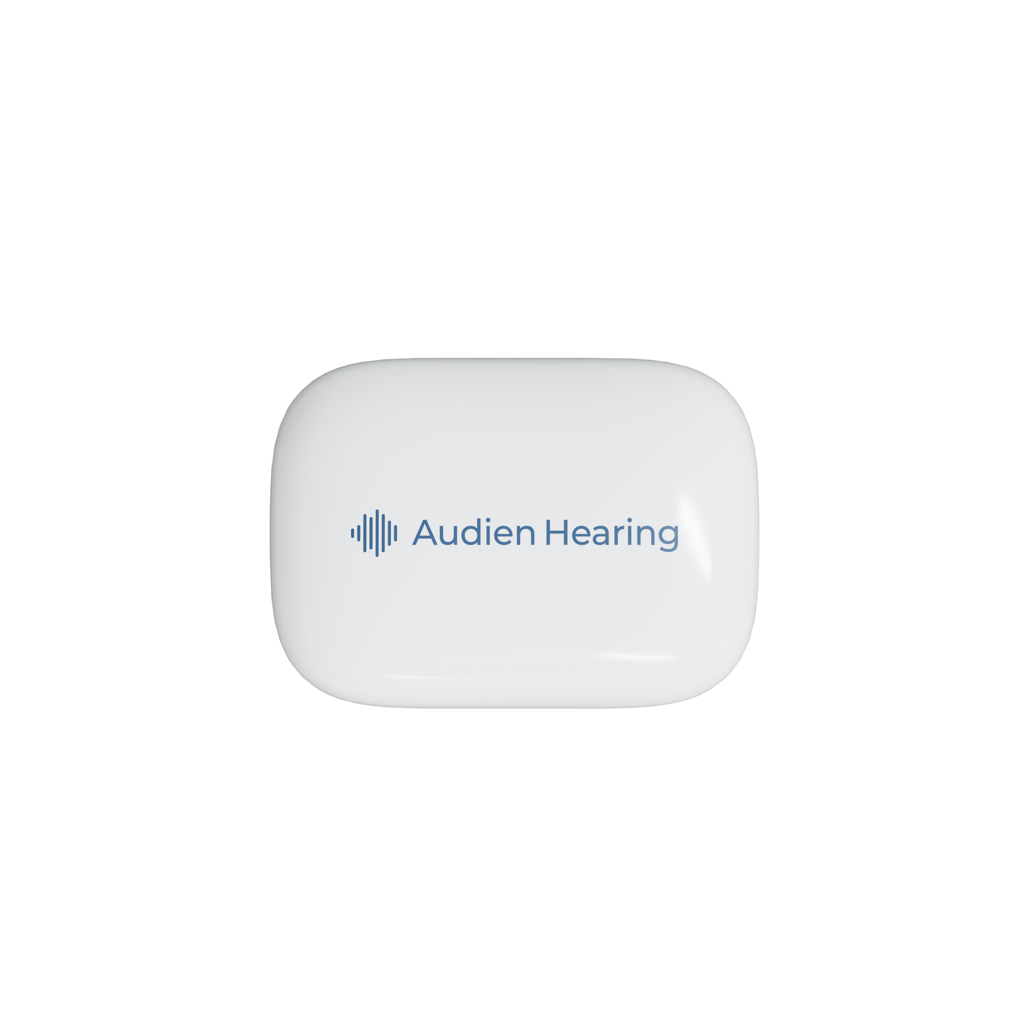 White device with 'Audien Hearing' logo on a white background