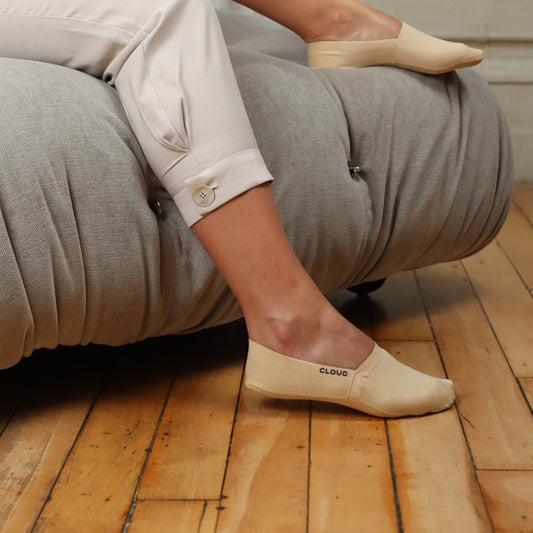 CLOUD LOW CUT NO SHOW SOCKS - White 3Pack