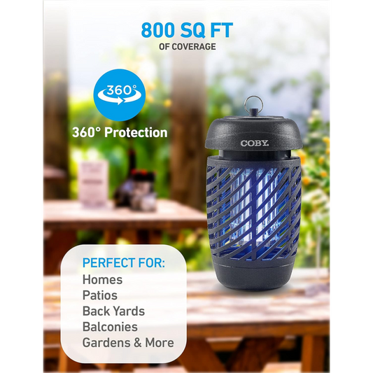Indoor / Outdoor Hanging Bug Zapper – (10W)