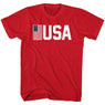 PATRIOTIC DESIGN T-SHIRT - Red