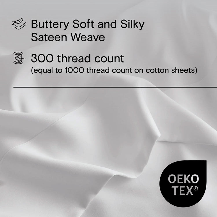 DOZ Organic Bamboo Sheet Set - Snow