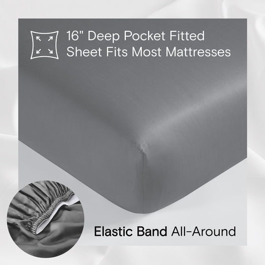 DOZ Organic Bamboo Sheet Set - Storm