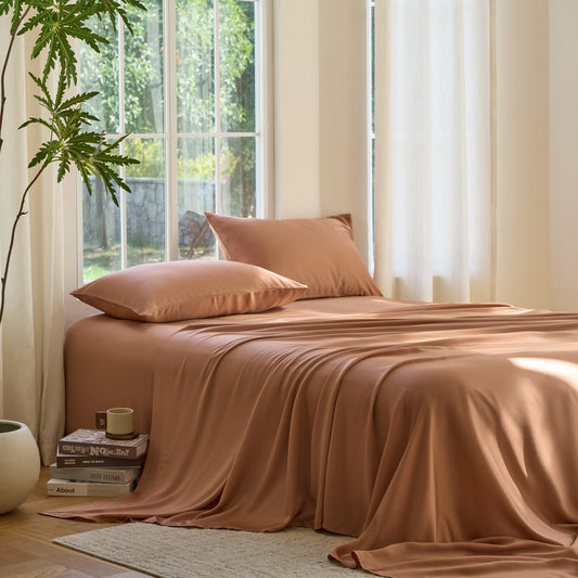 DOZ Organic Bamboo Sheet Set - Clay