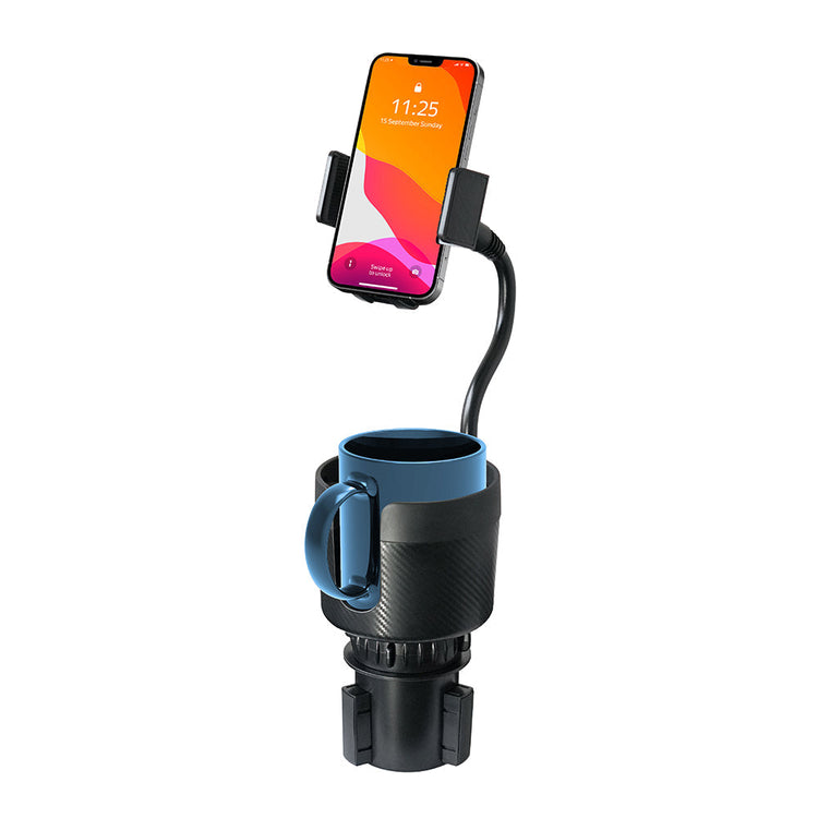 CupCargo Pro – 2-In-1 Cup Holder Expander With 360° Phone Mount