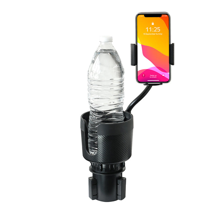 CupCargo Pro – 2-In-1 Cup Holder Expander With 360° Phone Mount