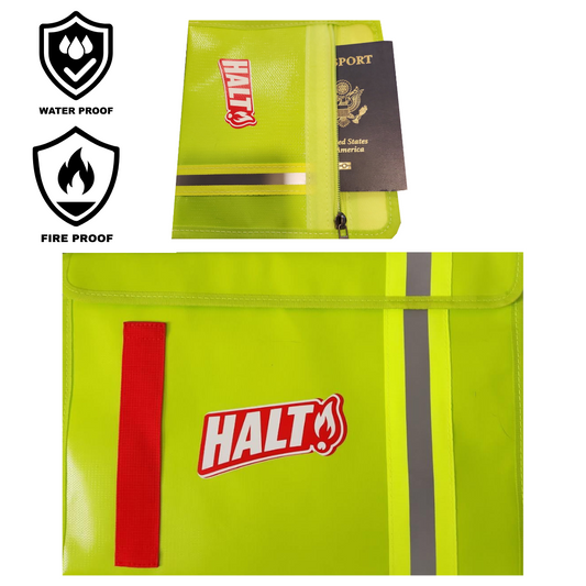 Halt! Emergency Fire & Waterproof Document Bags (Set) - Single
