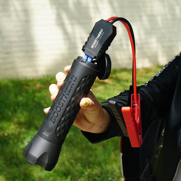 BoostHero - Portable Jump Starter, Flashlight & Power Bank