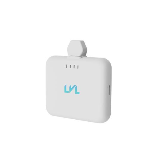 Five rectangular devices in blue, black, purple, and white on a white background