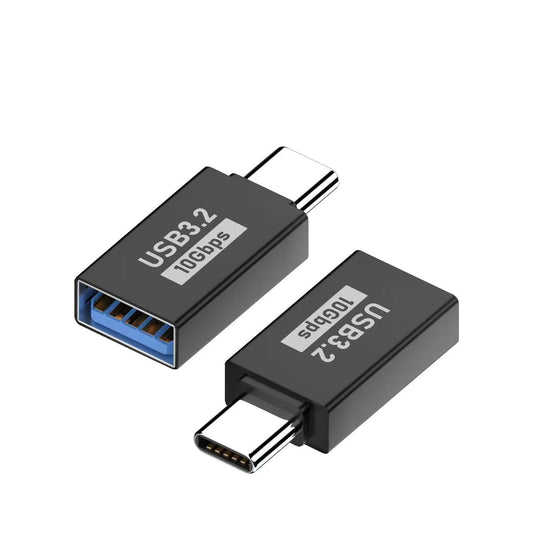USB Female-USBC Male Cable Adapter -10 Gbps data + 3 A power