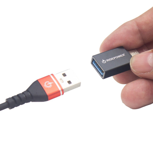 USB Female-USBC Male Cable Adapter -10 Gbps data + 3 A power