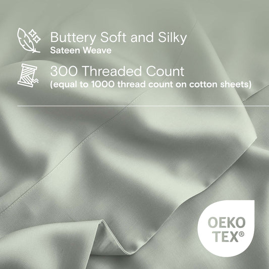DOZ Organic Bamboo Sheet Set - Sage