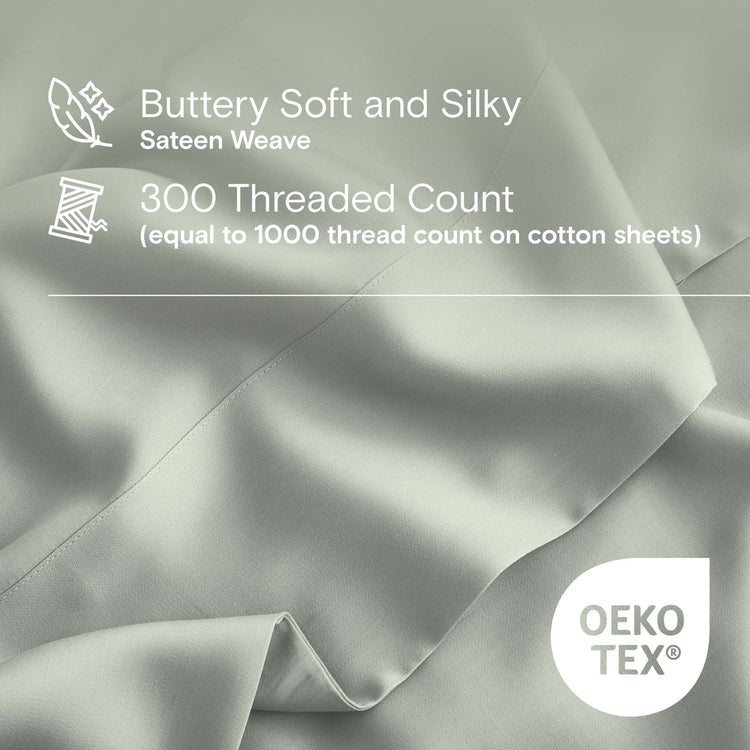 DOZ Organic Bamboo Sheet Set - Sage