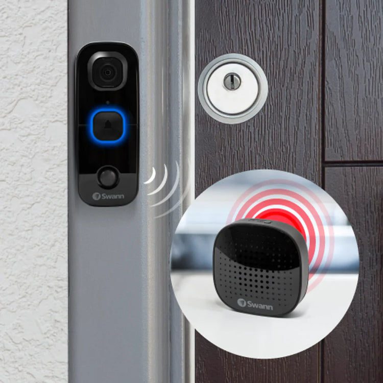 SwannBuddy Wireless 1080p Video Doorbell and Chime Speaker Unit