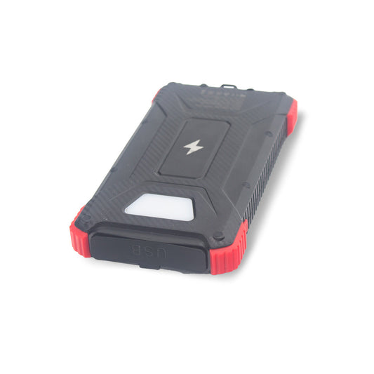 Portable Power Bank + Wireless Phone Charging + Backup Solar Panel