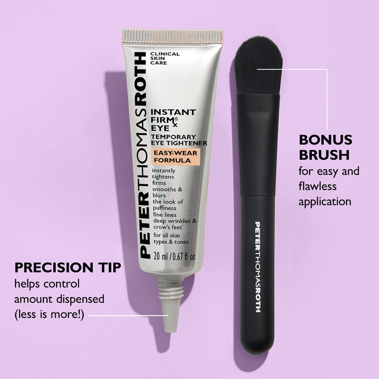 Instant FIRMx Eye Temporary Eye Tightener Easy-Wear Formula & Water Drench Broad Spectrum SPF 45 Hyaluronic Cloud Moisturizer 20 ml