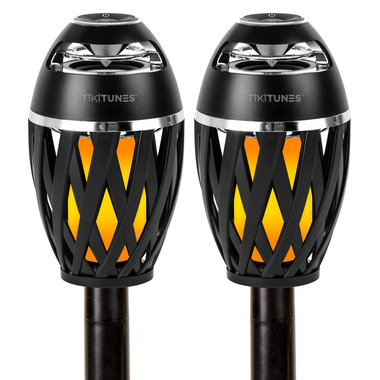 Bluetooth Speaker & Ambient Light Bundle with Pole & Ground Stake 2-Pack