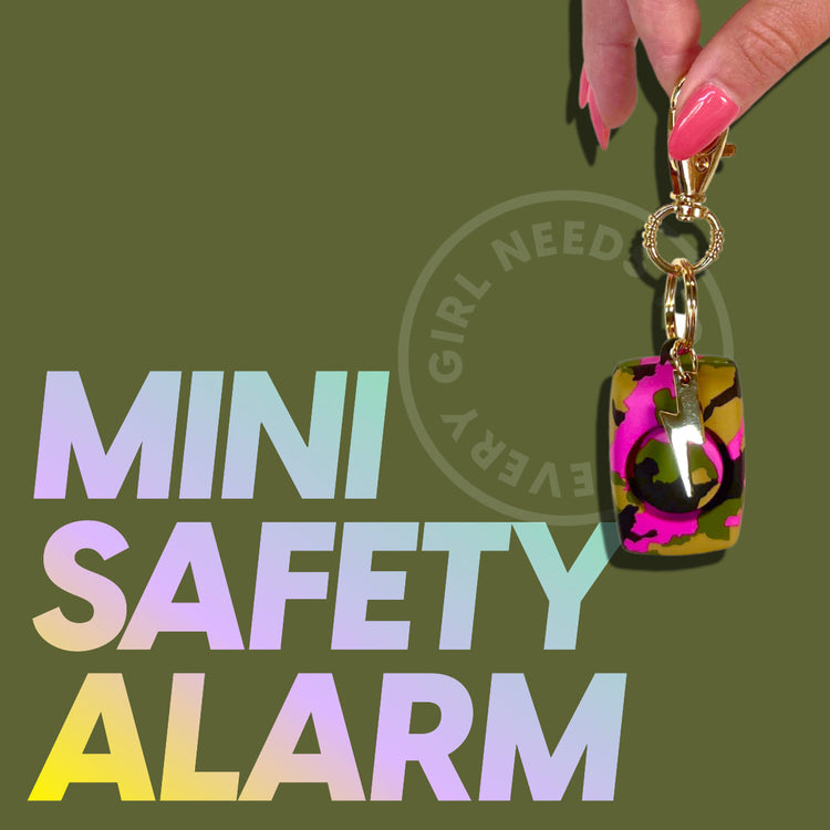 Mini Safety Alarm - Camo Soft Touch