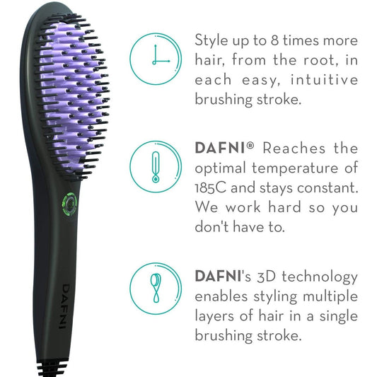 Renewed DAFNI Classic - Hair Straightening Brush
