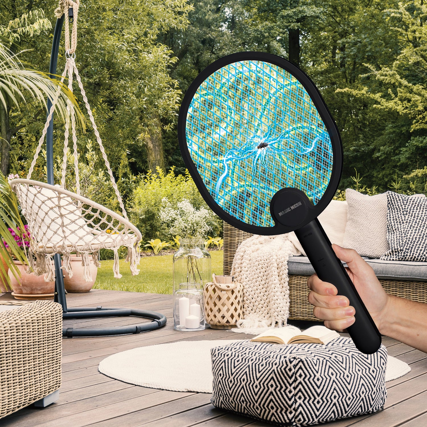 2-in-1 Zapper and Swatter- NEW DESIGN!