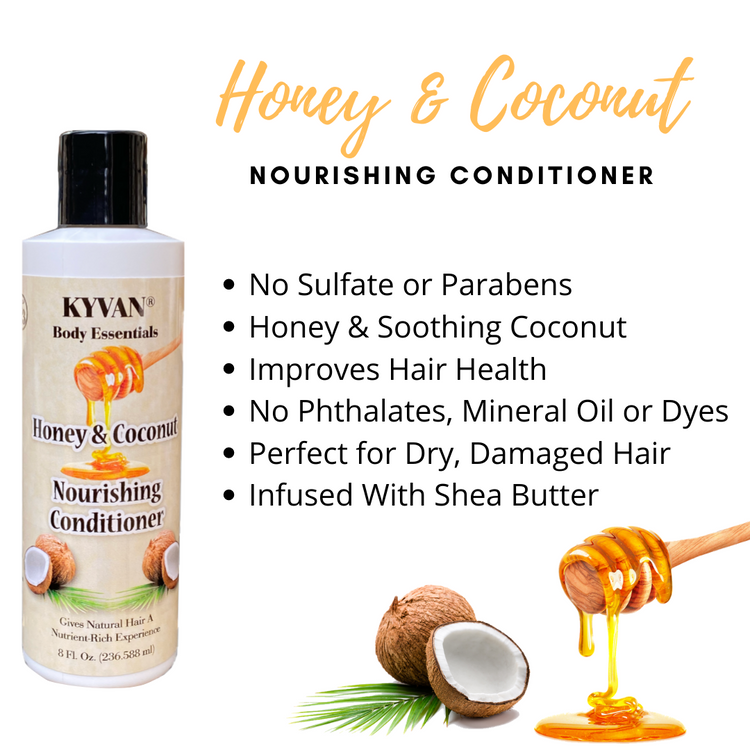 Honey & Coconut Rejuvenating Shampoo and Nourishing Conditioner Set