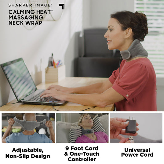 Neck Wrap Basic - The Personal Electric Neck Heating Pad with Vibrations