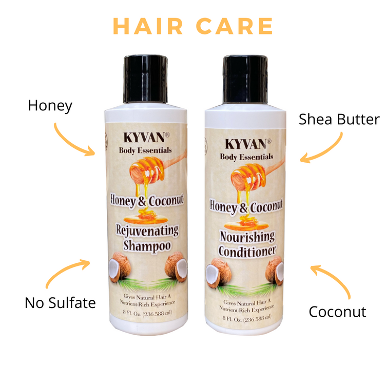 Honey & Coconut Rejuvenating Shampoo and Nourishing Conditioner Set