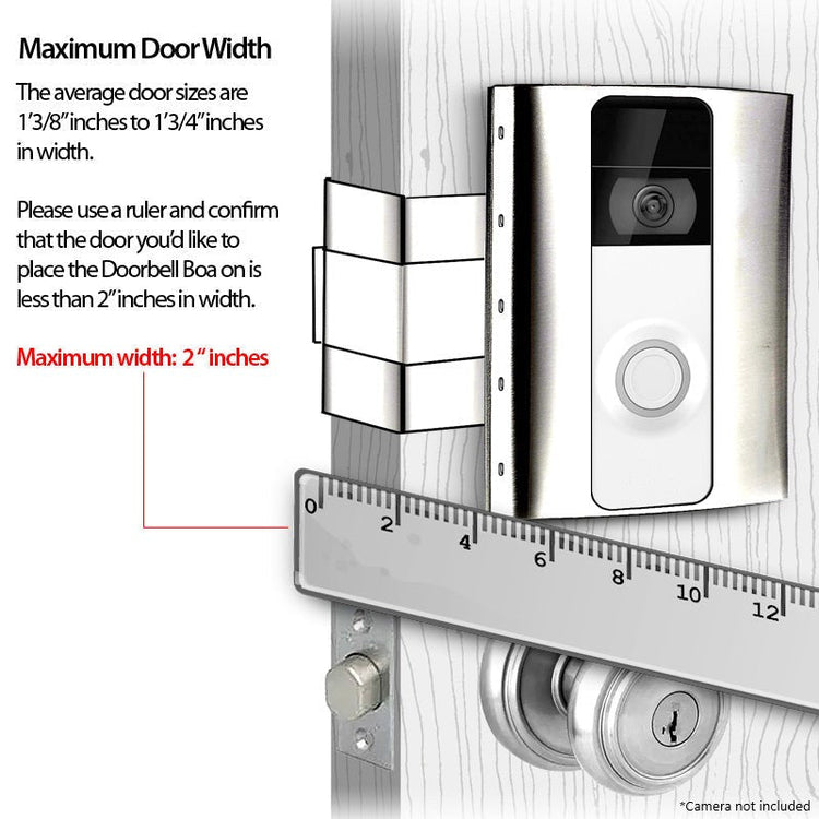 One Anti-theft Video Doorbell Door Mount